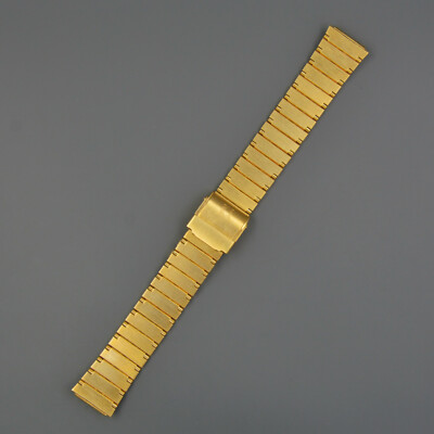 ZENITH Swiss N NOS vintage Armband bracelet Uhrband 17mm STEEL GOLD DEFY Lady