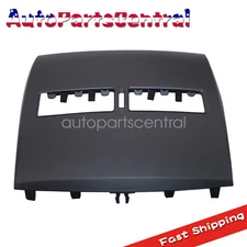 Fit Nissan Versa 2007-2012 Black Front Upper Top Center Dash Air Vent Trim Bezel