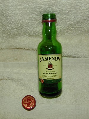 (12) JAMESON IRISH WHISKEY  50ML  GLASS NEW STYLE STUBBY  EMPTY  '' AS IS''
