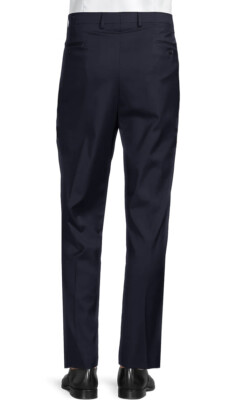 Lauren Ralph Lauren Men's Microtwill Ultraflex Dress Pants - Navy