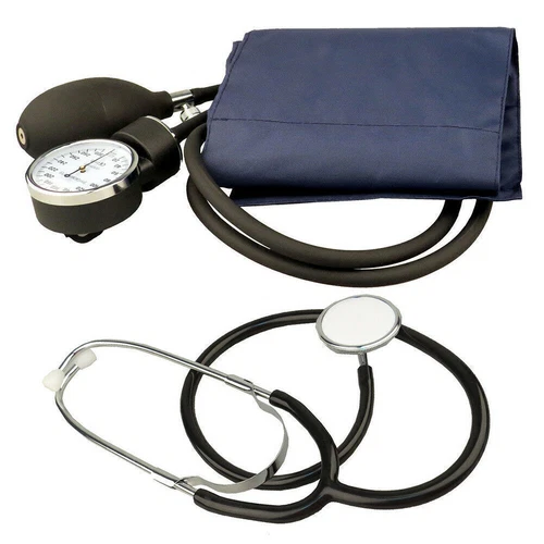 Manuelles Blutdruckmessgerät BP Manschettenmessgerät Aneroid Blutdruckmessgerät Maschine Kit - Bild 8 von 9