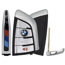 OEM BMW 530e 530i 540i Smart Prox Keyless Remote Fob Uncut Key Insert N5F-ID21A