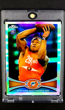 2012 Topps Chrome Refractor #204 Rishard Matthews RC Rookie *Great Looking Card*. rookie card picture