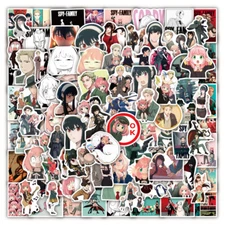 100Pcs Anime SPY×FAMILY Cartoon Sticker for Adults Teens Girls Water Bottles