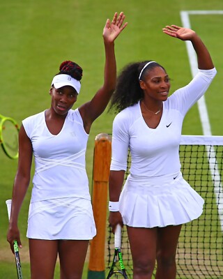 8x10 Photo SERENA VENUS WILLIAMS Tennis Wimbledon