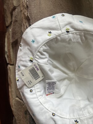 Gymboree Y2K Nautical Hat NWT Girl L/XXL 5-7 Yrs Bucket Sun  display picture 3