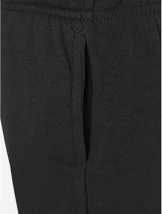 Boys Soft Cotton Jersey shorts Ge@rge Navy Black Drawstring Summer Pull On NEW - Image 3 of 3