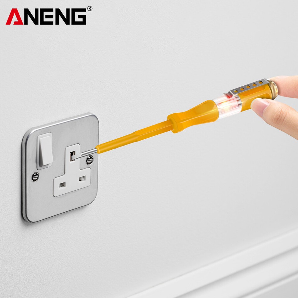 Sharplace Spannungsprüfer Mit Digitalanzeige - Multifunktional Mit Taschenlampe