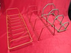 Vintage Lot Of 3 Mcm Rubber Coated Wire Dish/Plate Drying Rack.