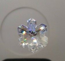 Swarovski Crystal Clear Snowflake 8811 Pendant; 4 Sizes: Vintage 