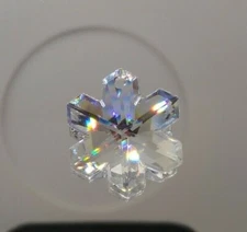 Swarovski Crystal Clear Snowflake 8811 Pendant; 4 Sizes: Vintage!!
