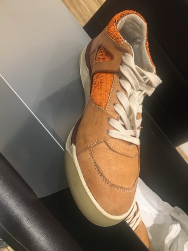Puma X Alexander Mcqueen Scarpe da Ginnastica Donna Basse 6 Uk Rosa Arancione Pelle - Originali - Foto 5 di 9