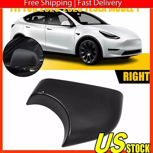 Right Side View Mirror Lower Cover Cap Holder Black for TESLA MODEL Y 2020-2023