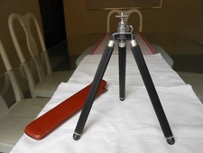 Vintage ISING Bergneustadt Germany Telescoping Legs Camera Tripod w/ Case