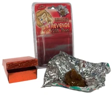 REVENGE LITTLE GIFT BOX Fake Candy Sticky Pile Dog Poo Joke Gag Prank Poop Crap