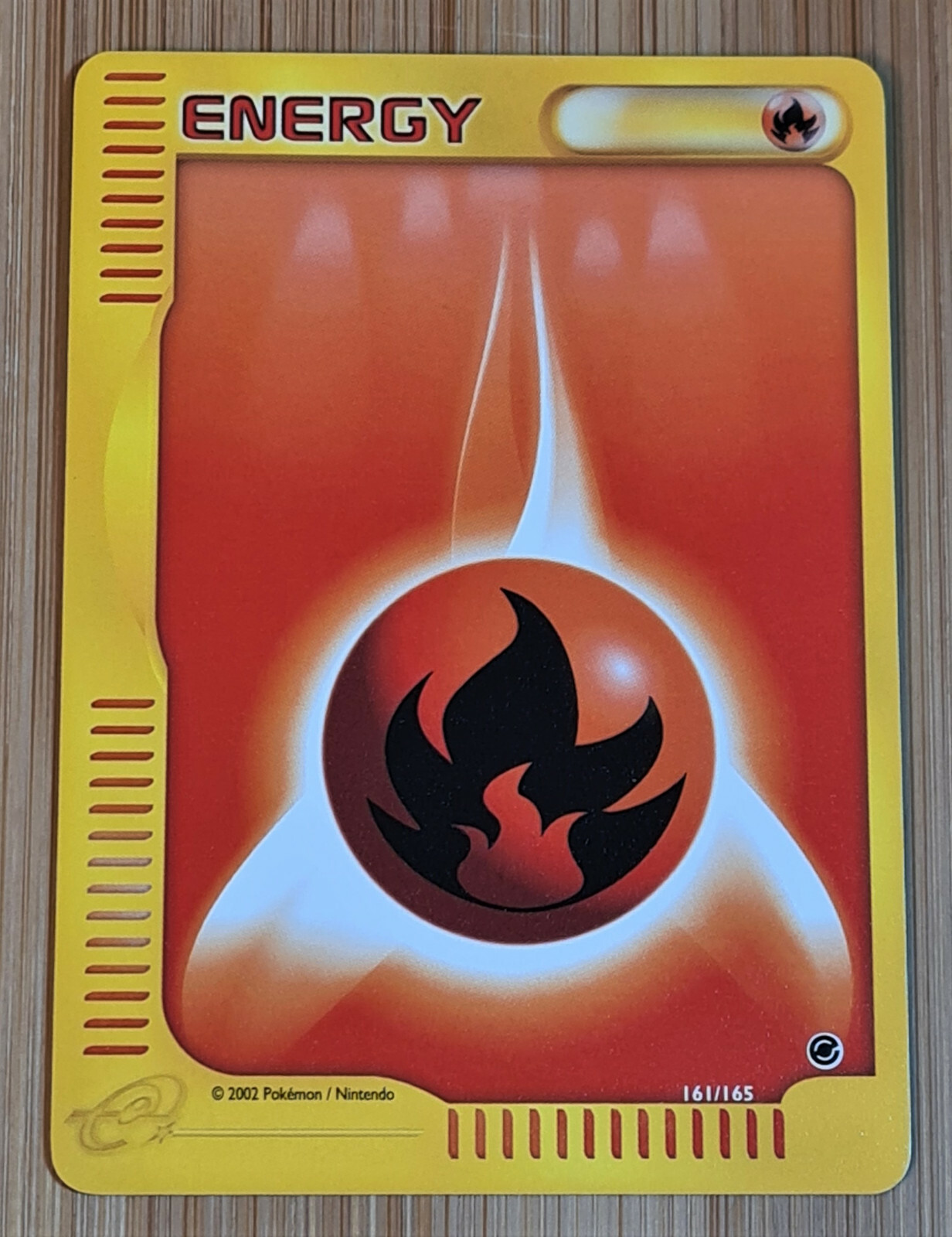Fire Energy #161/165 Common Expedition Base-Set2002 Pokemon EN Near Mint Vintage
