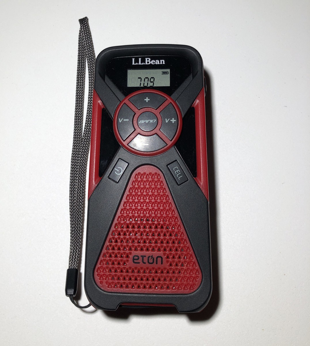 LL BEAN ETON Weather Alert Emergency Radio Red | eBay