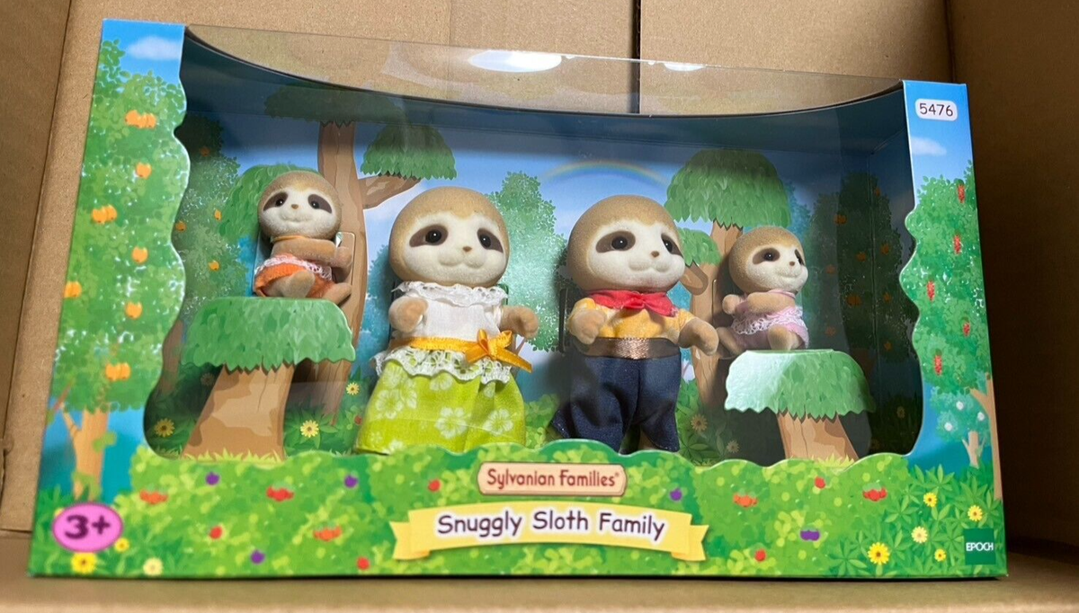Sylvanian Families Snuggly Sloth family EPOCH Calico Critters
