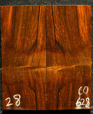 Cocobolo #628 Rosewood Knife Scales 4.7''x 2''x 7/16''see 100 woods in my store
