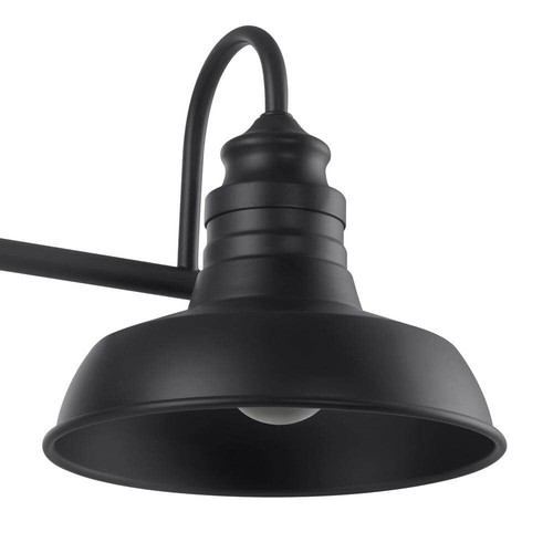 Hampton Bay Elmcroft 29" 3-Light Matte Black Vanity Light w/ 4-Pcs Accessory Kit - Picture 5 of 13
