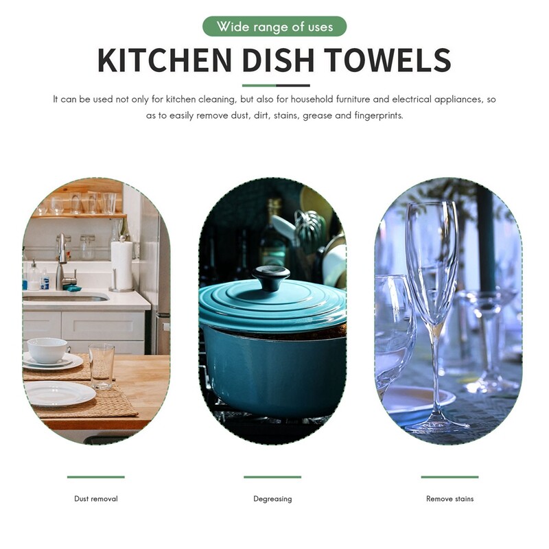20 Pack Kitchen Dish Cloth, Absorbent Microfiber Cleaning Cloth for