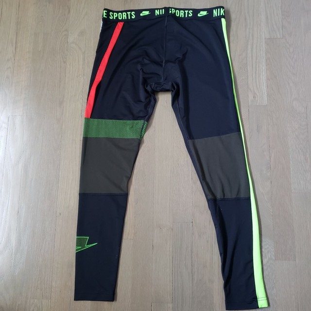 Nike Pro Sport Clash Mens Tights Black 