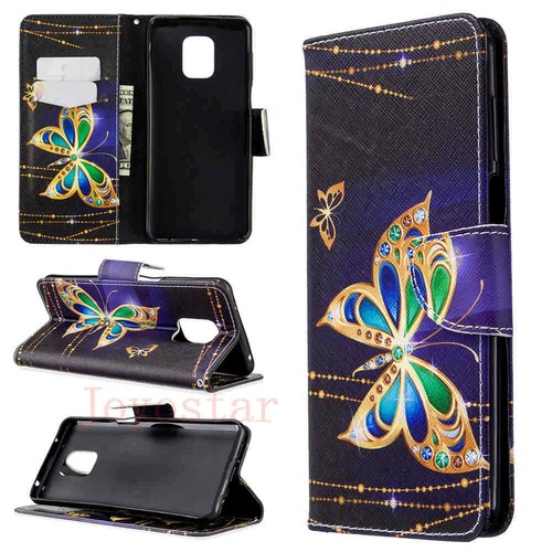 For Xiaomi Redmi Note 9 9s 8 Pro Magnetic Flip Wallet Leather Phone Case Cover - Picture 8 of 30