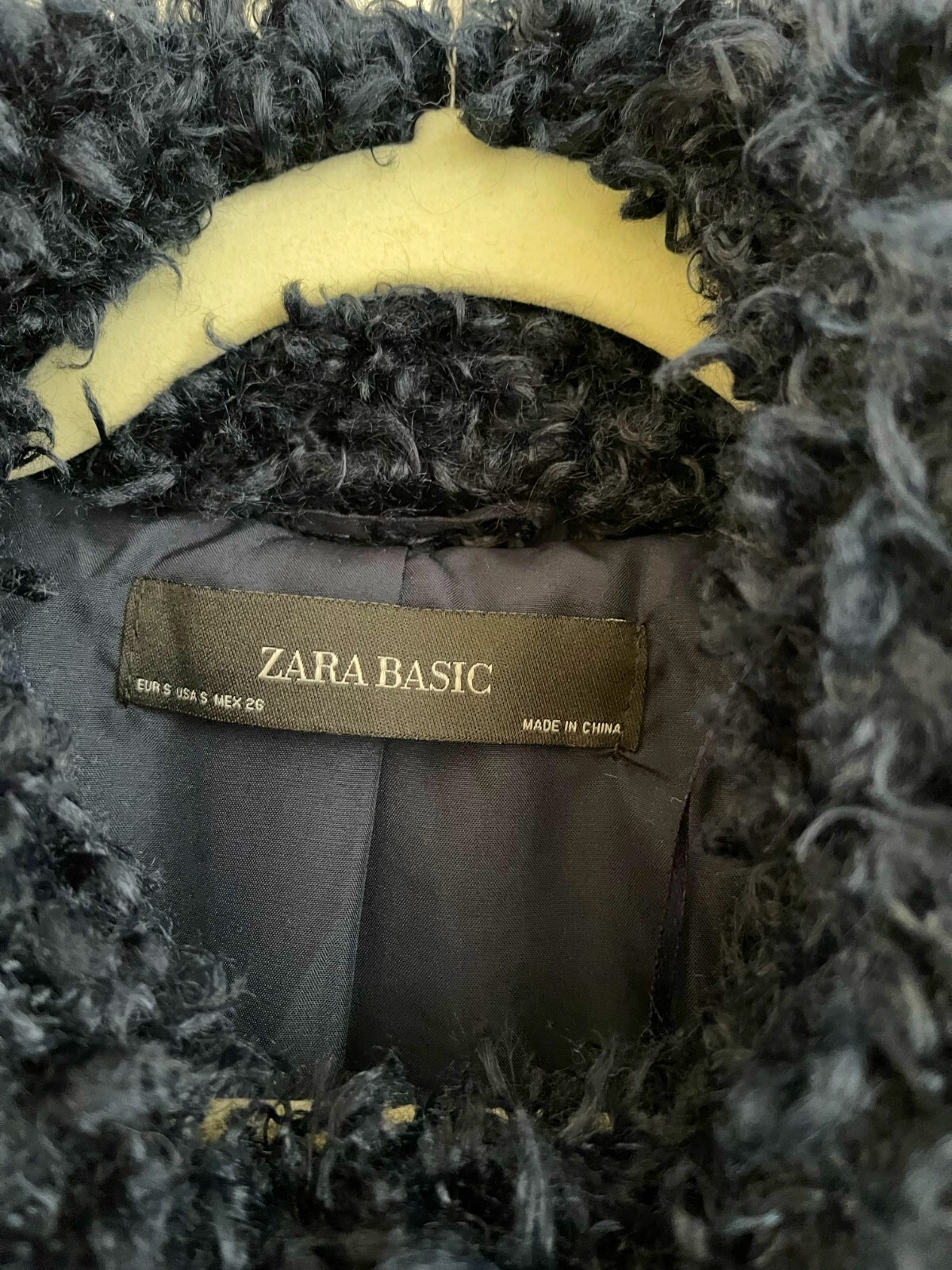 Zara Faux Fur Fleece Teddy Bear Jacket & Coat Women N… Gem