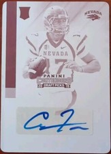 CODY FAJARDO 2015 Panini Contenders RC AUTO PRINTING PLATE SP 1/1 Raiders Nevada