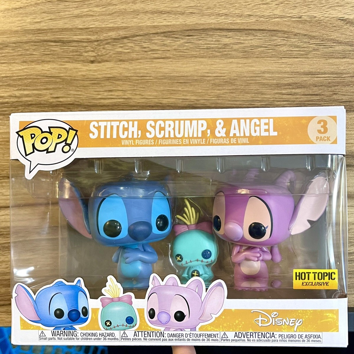 Stitch Scrump & Angel Funko Pop! 3 Pack Disney Hot Topic Exclusive