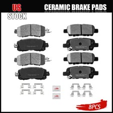 For 2013 - 2023 Nissan Altima Front And Rear Ceramic Brake Pads Set