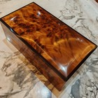 Moroccan jewellery Box lockable thuya wooden burl Jewelry Box organizer