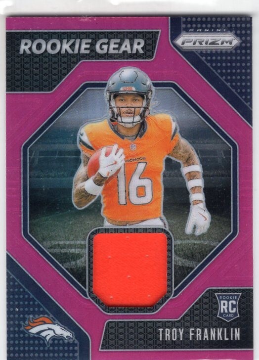 TROY FRANKLIN 2024 Panini Prizm #RG-TFN  ROOKIE GEAR Purple foil