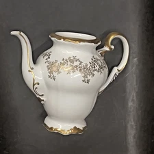 Weimar Porcelain Tea Pot 24k Gold Trim Katherina 14051 - NO LID - Germany