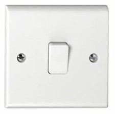 Deta S1246 Light Switch INTERMEDIATE 1 Gang SP￼ Slimline