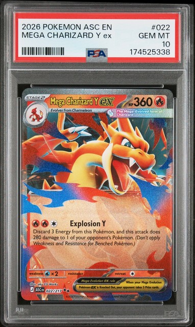 Mega Charizard Y ex #22 (Ascended Heroes)