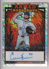 CASAN EVANS 2026 LEAF METAL DRAFT BASEBALL AUTOGRAPH AUTO CARD #D 09/10