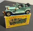 Vintage Original Boxed Lesney Matchbox #Y-15 Rolls Royce Silver Ghost Die-Cast
