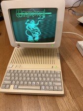 Apple IIC A2S4000 Computer Working Monitor not included Good Alps Keyboard