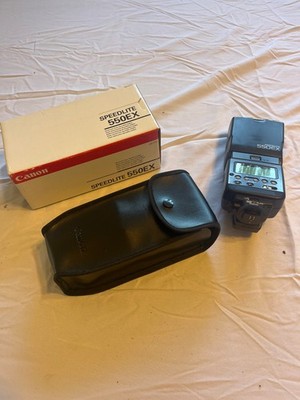 [OPEN BOX] Canon Speedlite 550EX Shoe Mount Flash, in original packaging