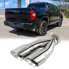 For Toyota Tundra 2014-2026 3 To 4 Exhaust Tip Stainless Steel Dual Slant