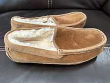 UGG Men's Ascot Corduroy II Chestnut Slippers size 8