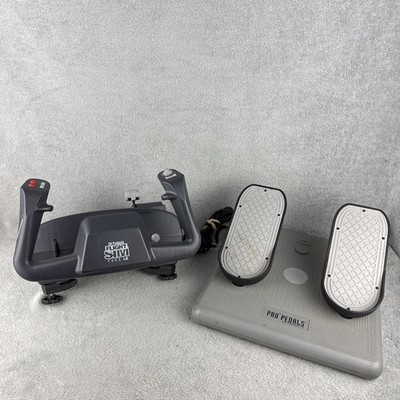 CH Products Flight Sim Yoke USB LE FSY208LE + CH Pro Pedals USB PPU995