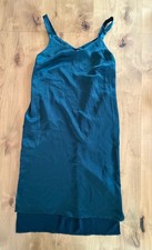 Universal Standard Satin V-Neck Slip Midi Dress with Pockets Size 2-4