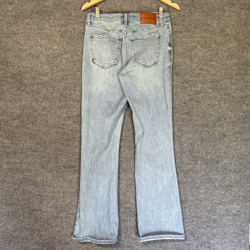 Lucky Brand Stevie Damenjeans hoher Bund Schlag Größe 8/29A helle Waschung Denim - Bild 8 von 9