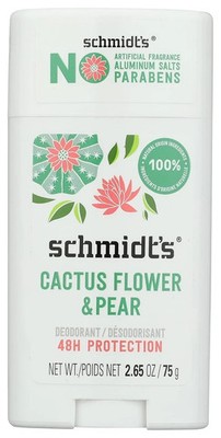 SCHMIDTS DEODORANT Cactus Flower & Pear Deodorant, 2.65 OZ A4