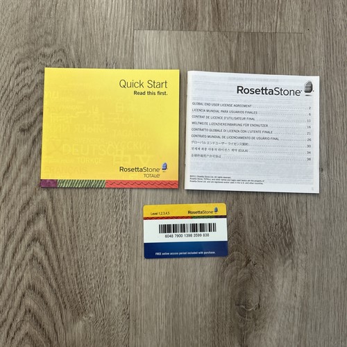 Rosetta Stone German Version 4 Levels 1-5 w/ PC Discs Audio Headset Complete - Picture 10 of 15