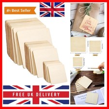 Balsa Wood Sheets - 40Pcs Plywood Sheets Unfinished Blank Thin Wooden Board S...