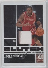 2009 Donruss Elite Clutch Performers Jersey Prime 45/50 Tracy McGrady HOF 04xe