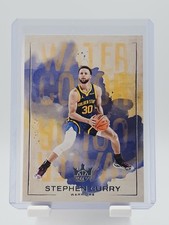 STEPHEN CURRY 2024-25 PANINI COURT KINGS WATERCOLOR #6 WARRIORS Q2277
